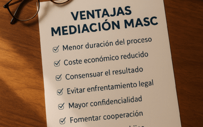Ventajas de la mediación y otros MASC en divorcios: soluciones amistosas vs. juicio