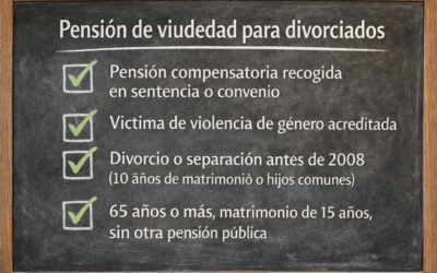 Pensión de viudedad para divorciados sin pensión compensatoria: ¿se puede cobrar?